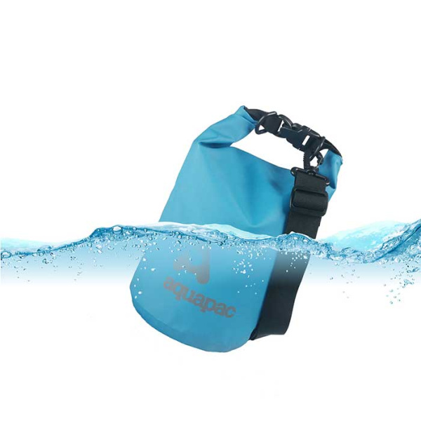 Гермомешок с плечевым ремнем AQUAPAC TrailProof Drybag 15L (Cool Blue)