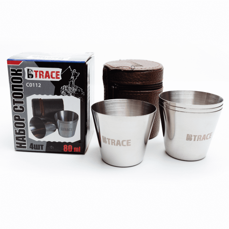 Набор стопок BTrace 4шт х 80 мл Набор стопок BTrace 4шт х 80 мл